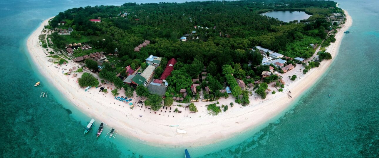 Drone of Gili Meno - Semut Bali tours