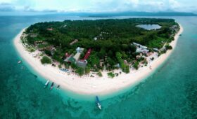 Drone of Gili Meno - Semut Bali tours